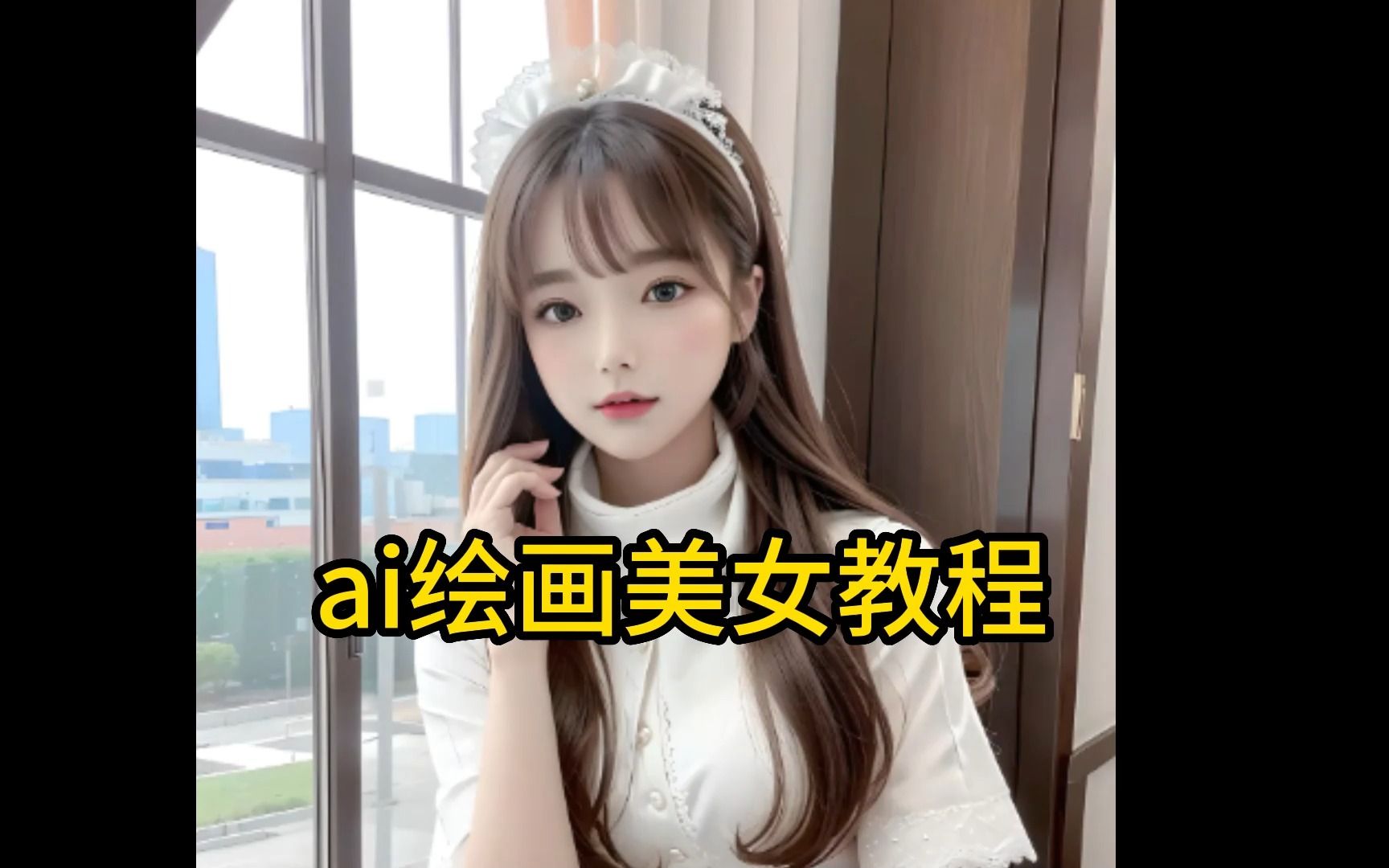 ai美女照片生成教程 模型下载哔哩哔哩bilibili