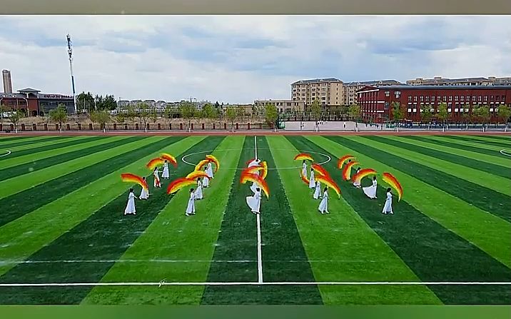 小学生元旦国庆新年艺术节操场演出 ,运动会开幕式,彩带舞 ,啦啦操