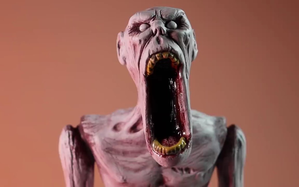 聚合物粘土雕刻scp096羞涩的人延时摄影纪录下教程