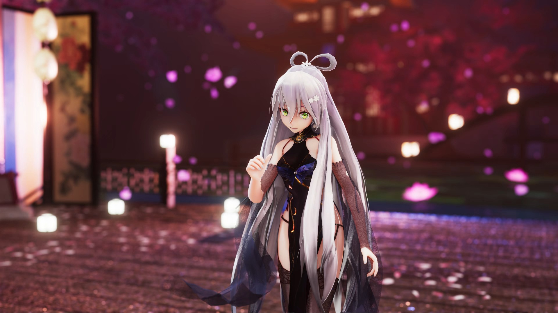 【4k60fps/布料解算】洛天依 红烛泪