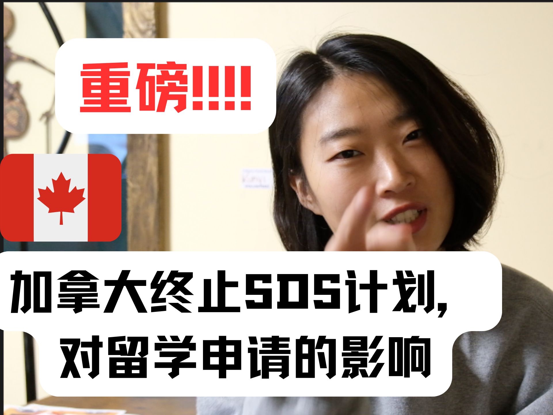 重磅!加拿大终止SDS快速学签通道,对留学申请的影响!哔哩哔哩bilibili