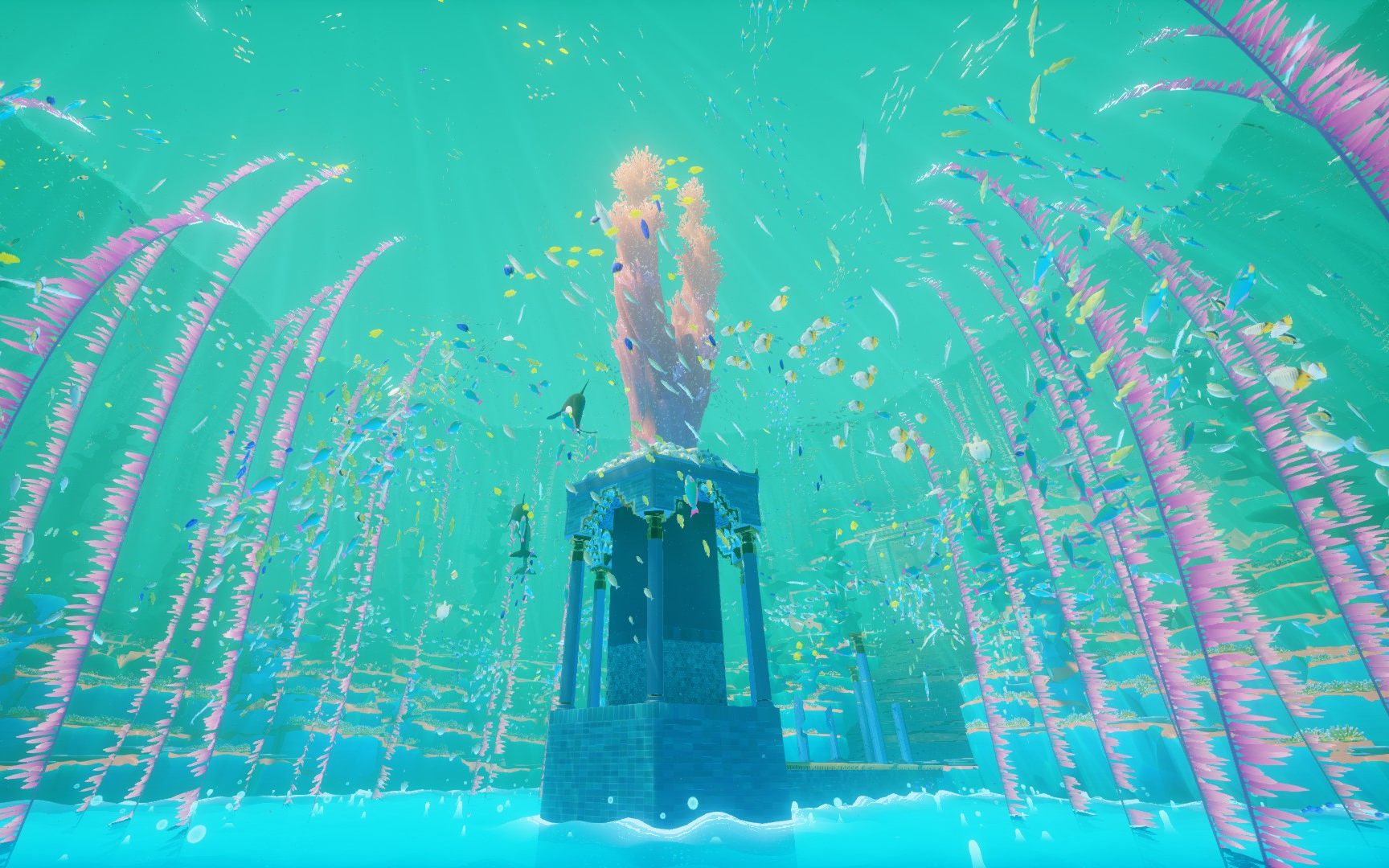 [图]Abzu——梦幻般的海底世界 最美的一个长镜头！