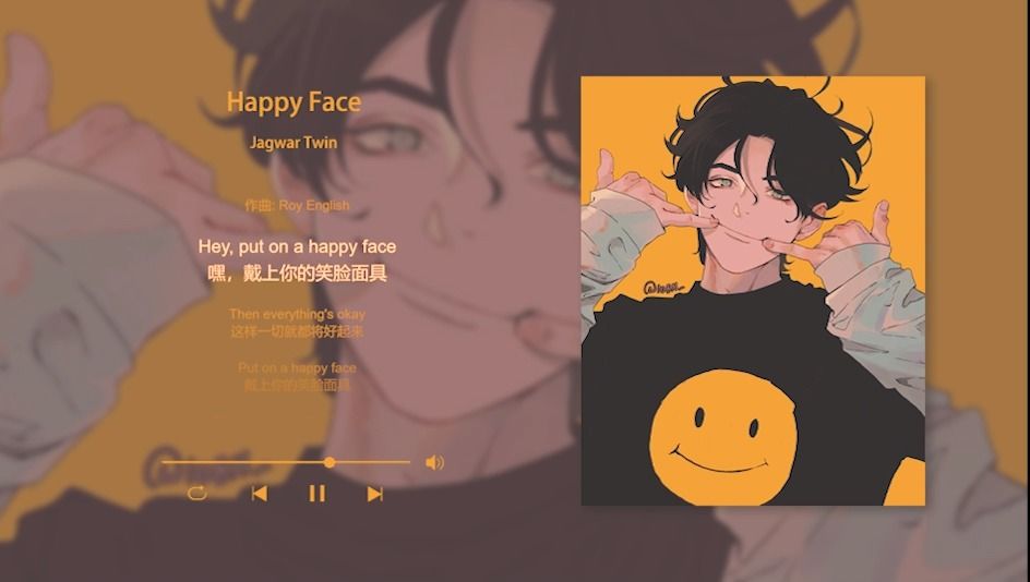 “我还是我,没有活在人群中”|《Happy Face》|日推歌单哔哩哔哩bilibili