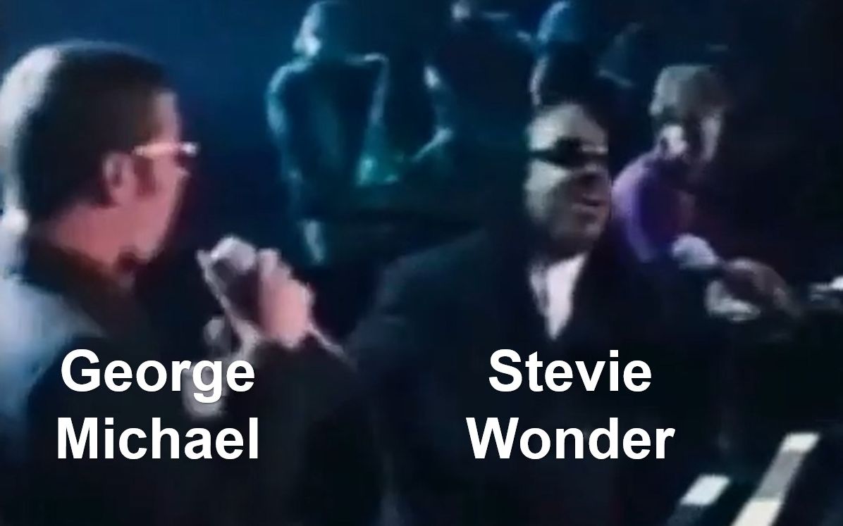 [图]【天才同台】George Michael & Stevie Wonder - Living For The City 1996.11.15