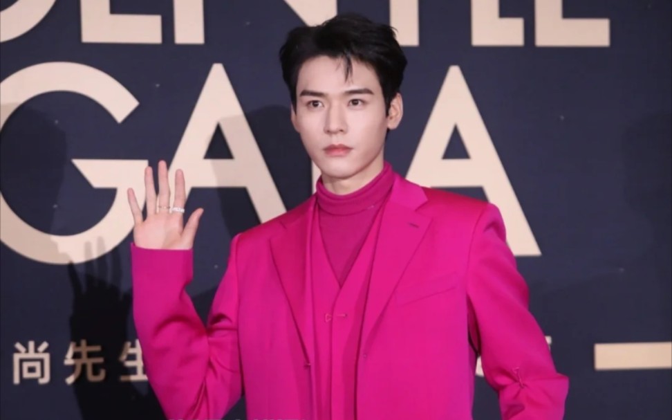 活动作品粉色穿着龚俊可真好看啊