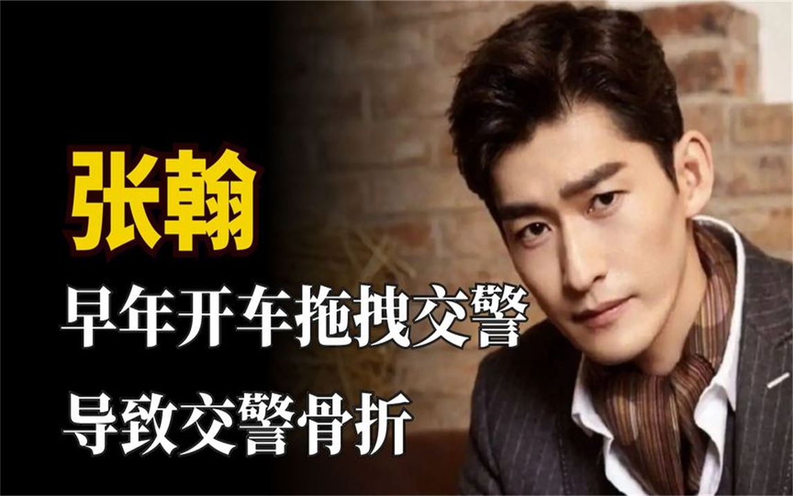 张翰:早年开车拖拽交警百余米,如今大家却只记得他的油腻?