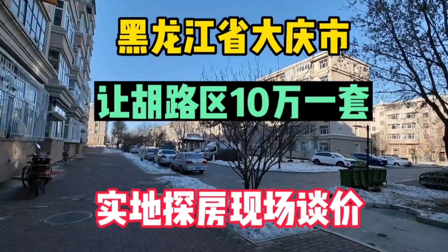 黑龙江省大庆市让胡路区真实房价,10万一套,实地探房,现场谈价,全程纪实拍摄哔哩哔哩bilibili