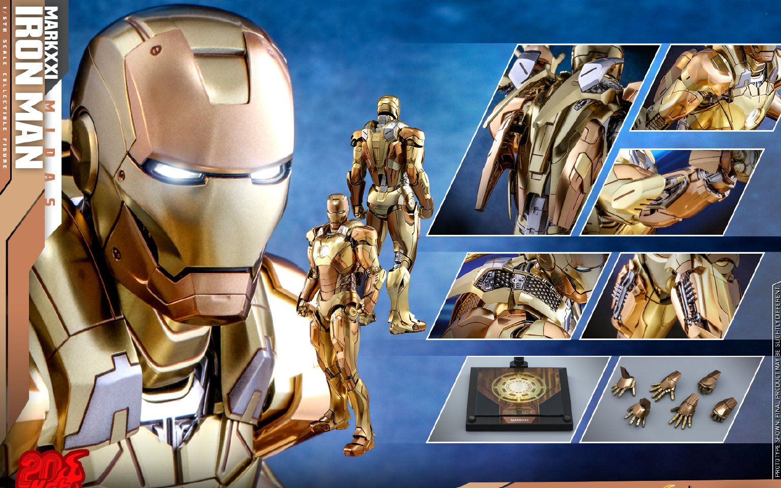 hottoys钢铁侠3mark21midas官图分析