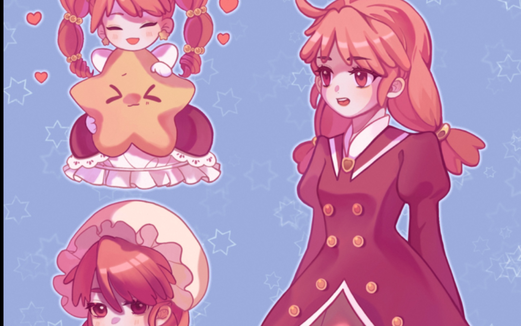 【ipad绘画】双子星公主-法音_哔哩哔哩_bilibili