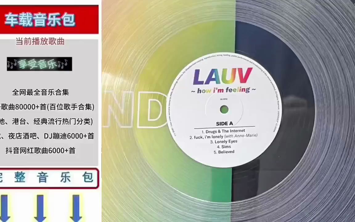 [图]mp3无损音乐下载,开车必备100首歌曲,8000首车载DJ歌曲