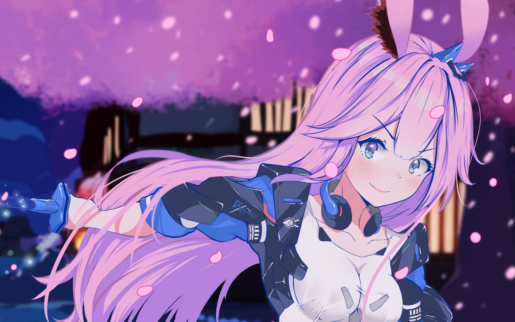 【板绘】崩坏3御神装 勿忘(上色)_哔哩哔哩 (゜-゜)つロ 干杯~-bili