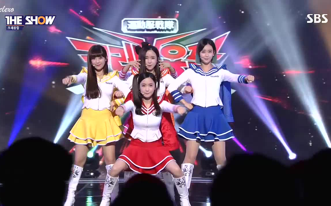 [图]{Angelexo} Crayon Pop《FM》150409 SBS The Show