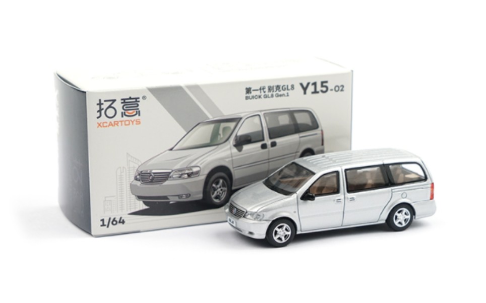 拓意XCARTOYS 1/64 微缩模型合金汽车模型 别克GL8 银色哔哩哔哩bilibili