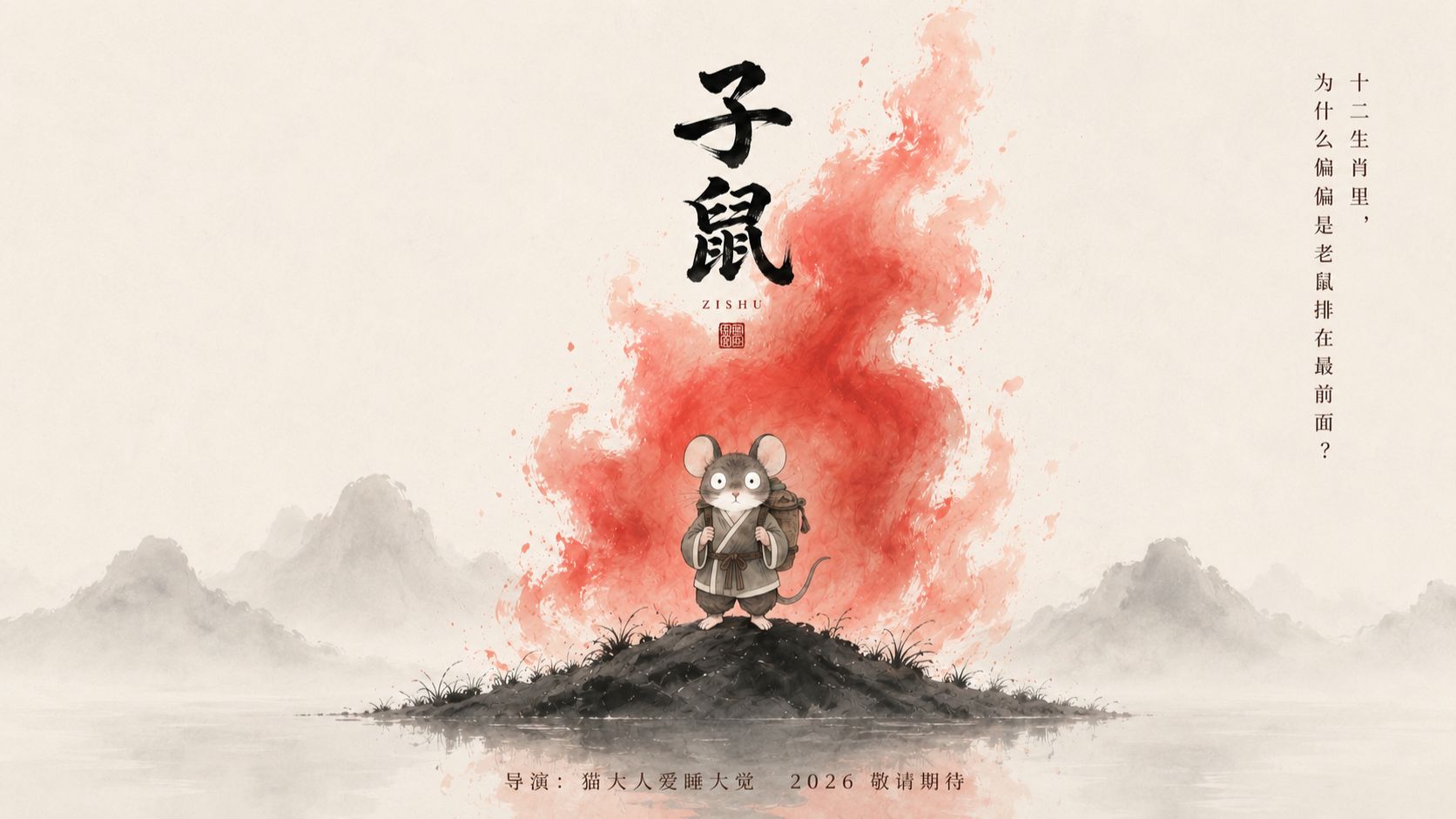 新国风水墨电影，十二生肖里，最弱小的那个，为什么在最前面？【费那奇动画周×updream-AI动画征集】