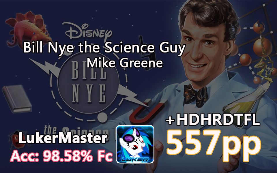 [图]LukerMaster | 557pp 98.58% +4Mod / Bill Nye the Science Guy