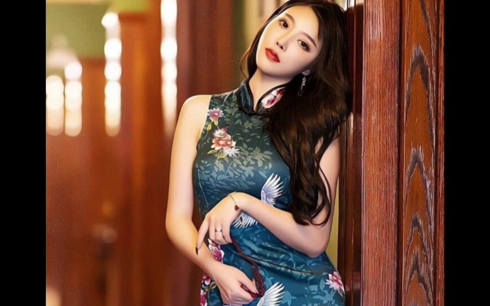 (旗袍美女)竖屏