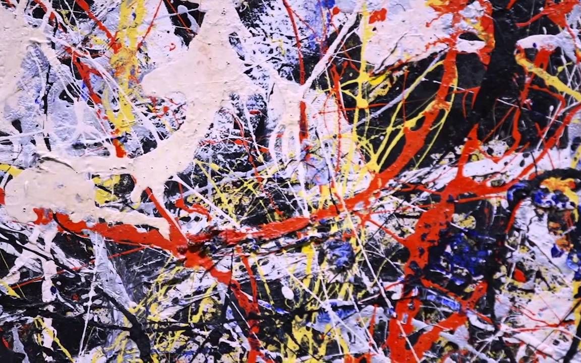 艺术在场纽约画派抽象表现主义杰克逊波洛克蓝极1952年第11号1952年