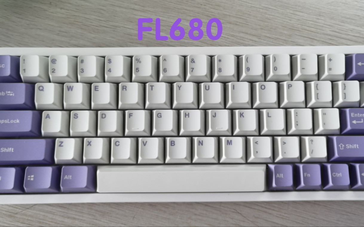 【打字音】腹灵fl680 ttc金粉轴打字音