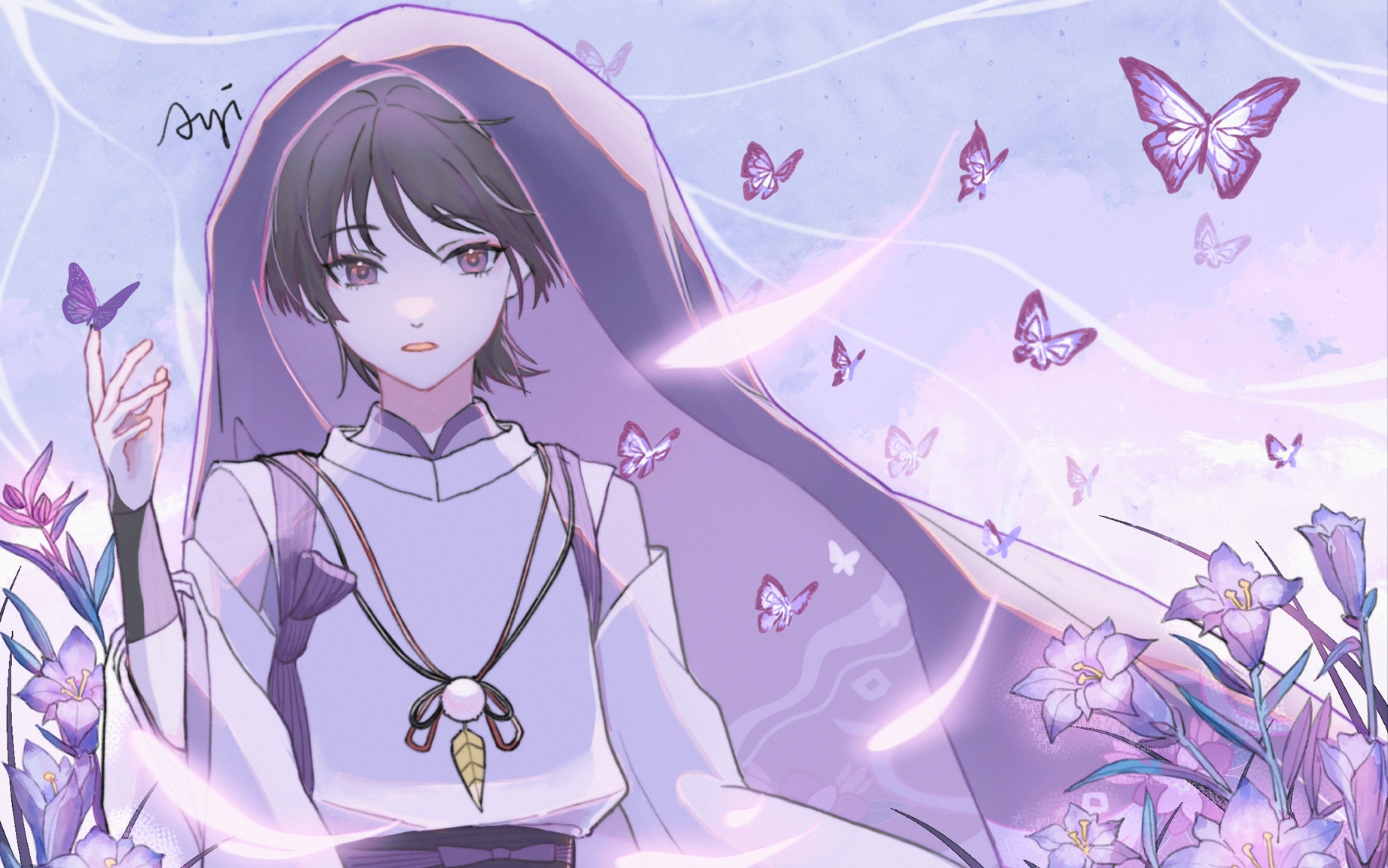 【procreate】"倾奇者"-绘画过程