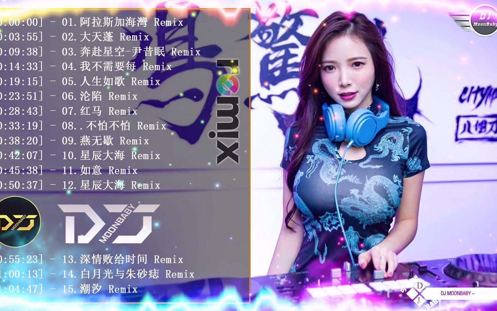 [图]2022年最劲爆的DJ歌曲 (中文舞曲) Chinese Dj Remix - 22首精選歌曲 超好聽- 2022全中文舞曲串烧-全中文DJ舞曲 高清 新