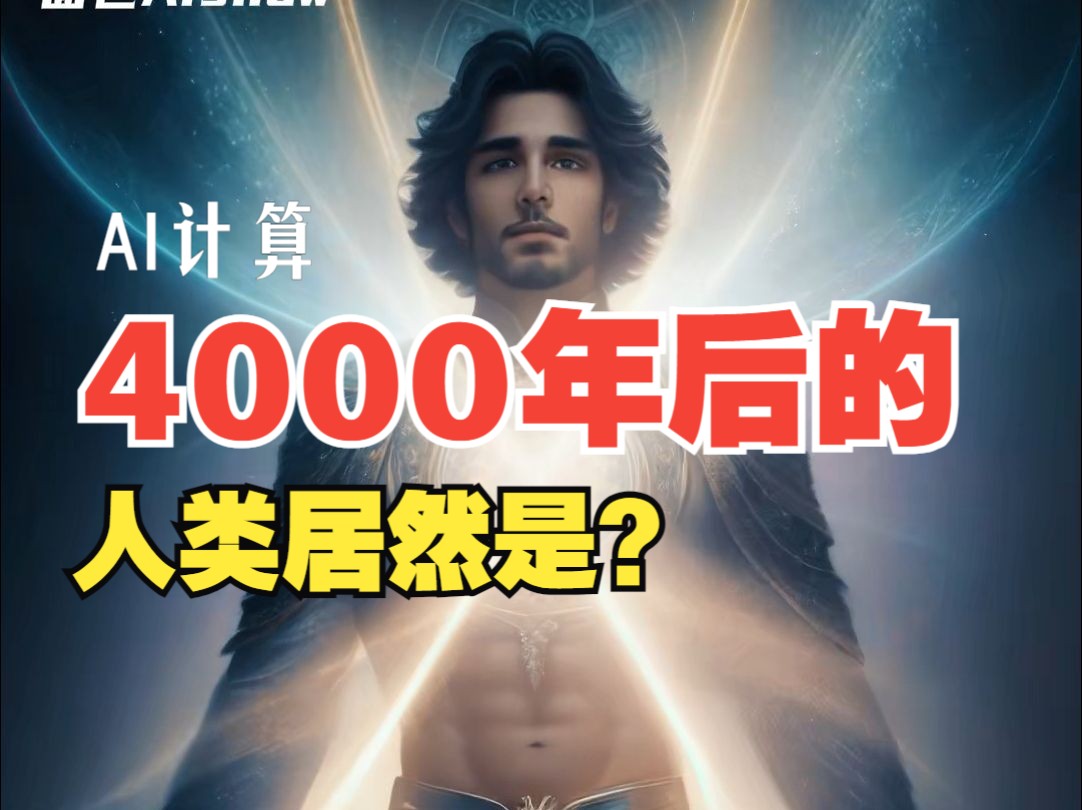 AI计算4000年后人类,居然是这样?哔哩哔哩bilibili