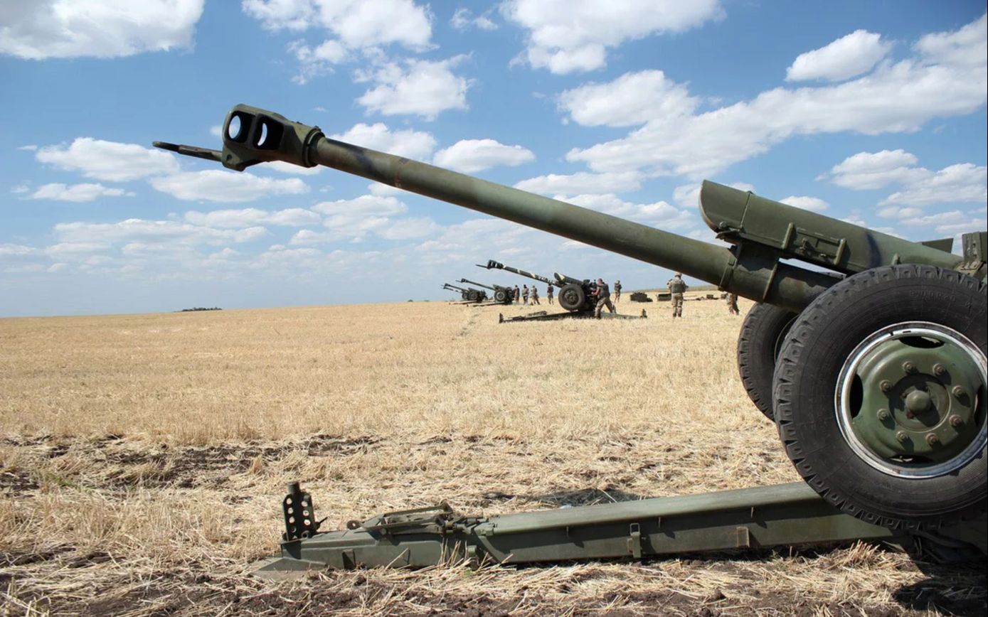俄军d30榴弹炮架设方式竟然有种flak36的感觉
