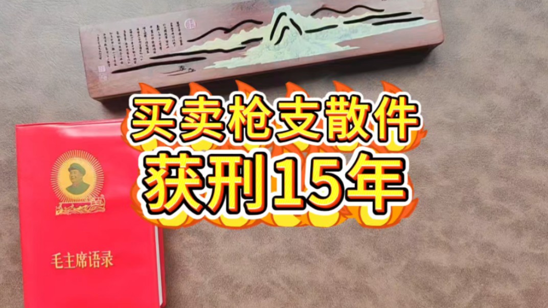 买卖枪支散件被判15年哔哩哔哩bilibili