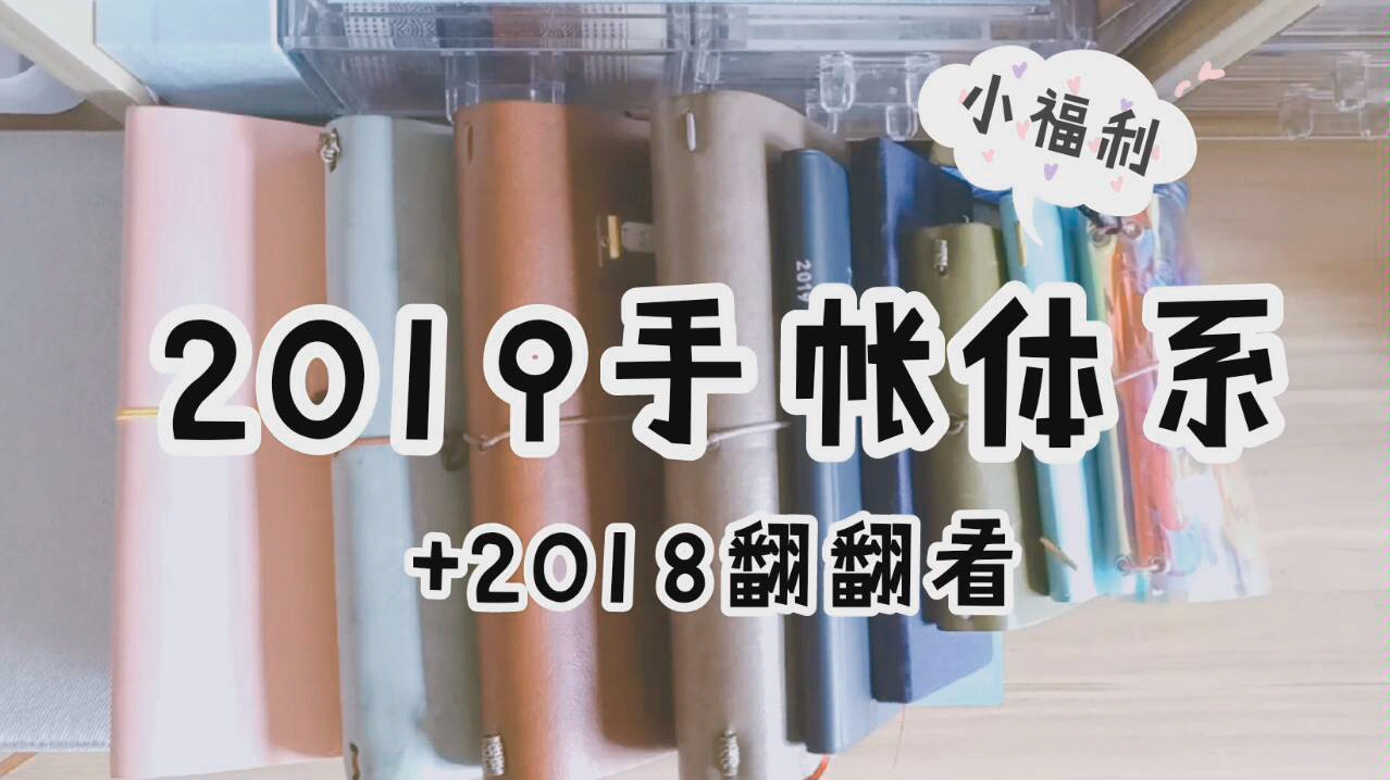 【手帐】2019手帐体系 + 2018翻翻看哔哩哔哩bilibili