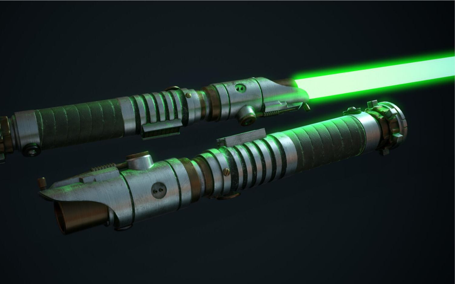 3d建模-次世代光剑全流程制作教学