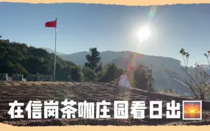 Descargar video: 日出vlog｜富岩信岗茶咖庄园的绝美日出🌄