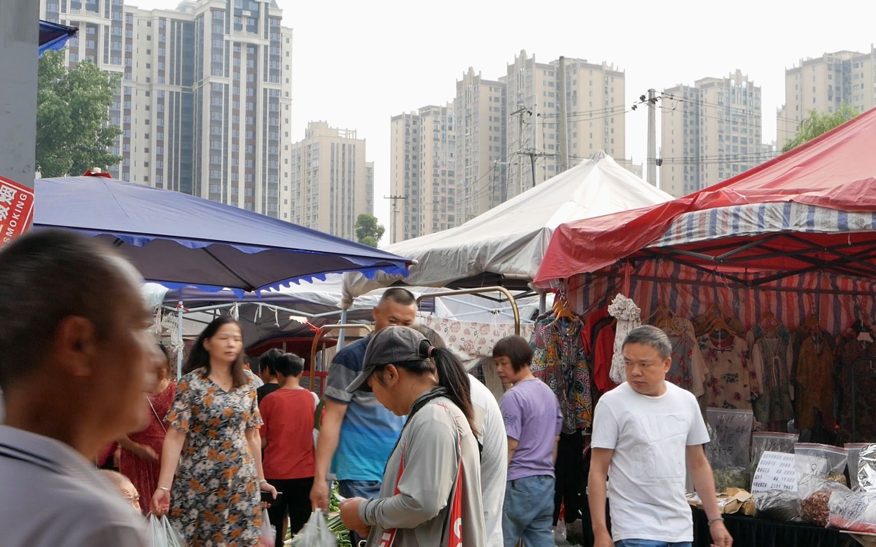 [图]成都最具人间烟火的客家集市，城市乡村乡镇同在，龙泉西河集市和上游种子市场