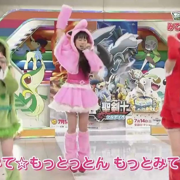 2012.06.18 ポケスマにももクロ登場。「みてみて☆こっちっち