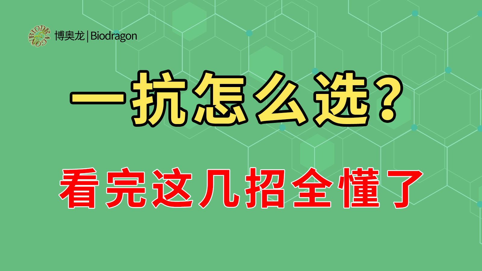 一抗怎么选择?看完你就懂了哔哩哔哩bilibili