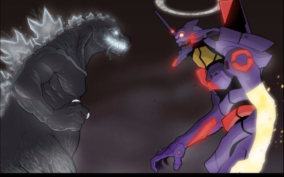 新哥斯拉eva初号机首战哥斯拉bgm替换