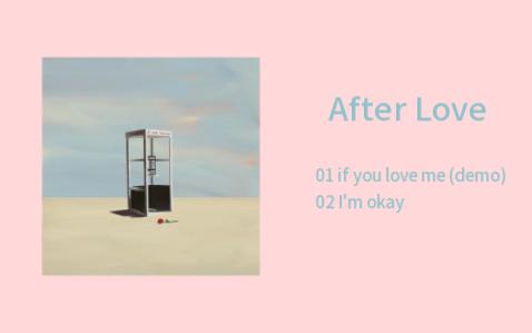 [图]Colde | After Love 音|源