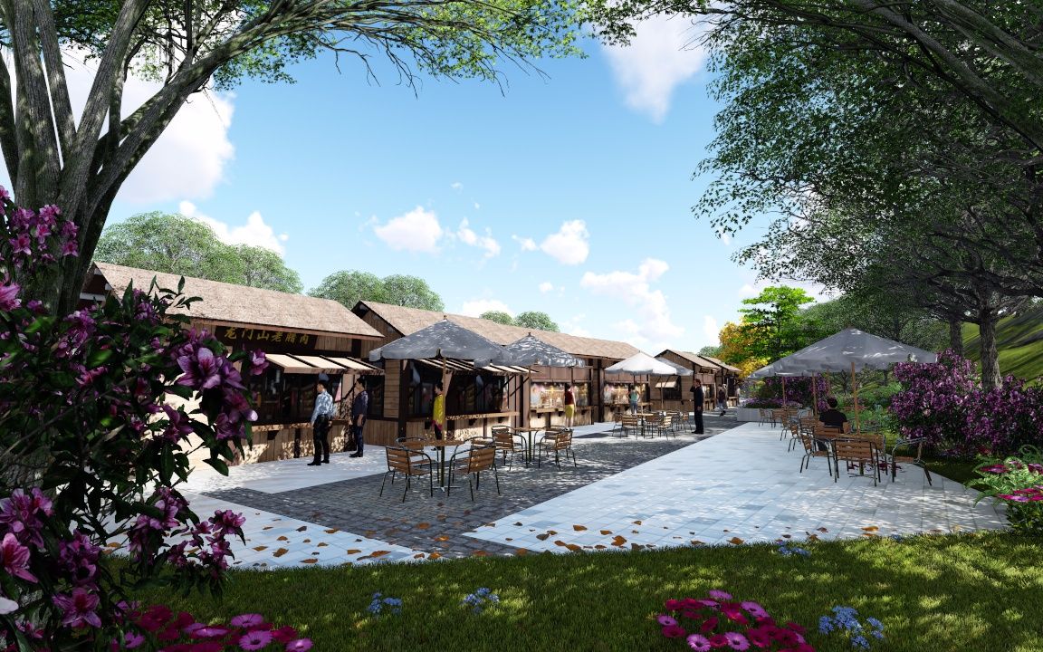 好望角建筑规划设计公司-丹景山美食长廊