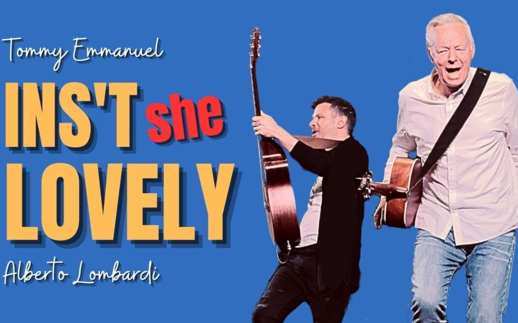 【挥洒自如】Tommy Emmanuel + Alberto Lombardi / Isn't she Lovely jam at CAAS '23哔哩哔哩bilibili