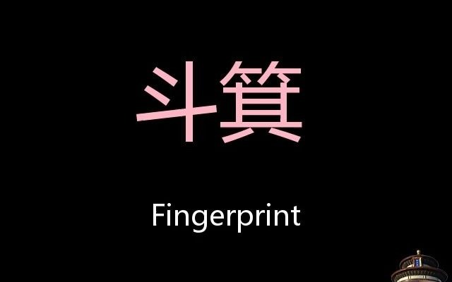 斗箕 Chinese Pronunciation fingerprint哔哩哔哩bilibili