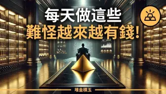 顶级富人每天都默默在做的9件事，却没人愿意告诉你！