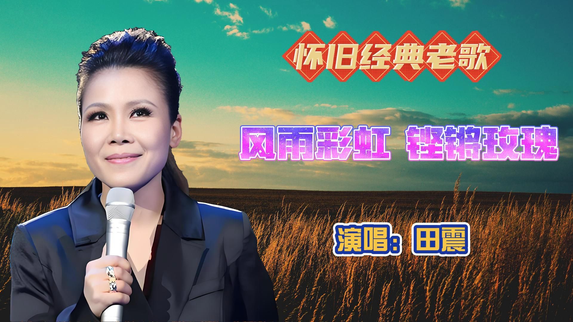 感动人心的怀旧经典老歌:《风雨彩虹铿锵玫瑰》田震演唱