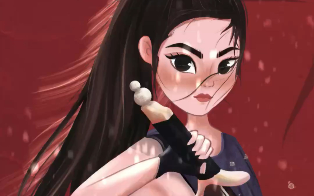 procreate新手向 花木兰 刘亦菲