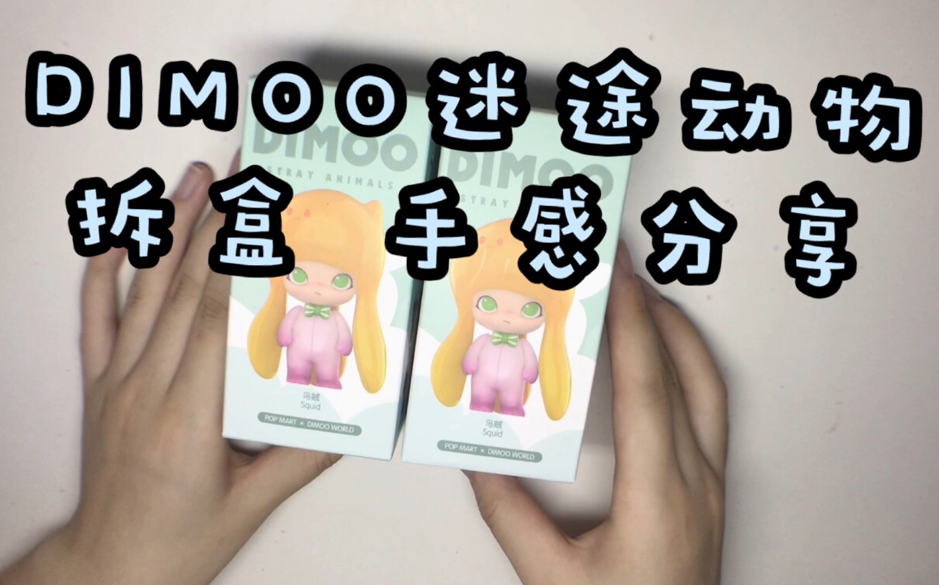 【拆盲盒】dimoo迷途動物拼盒開箱!