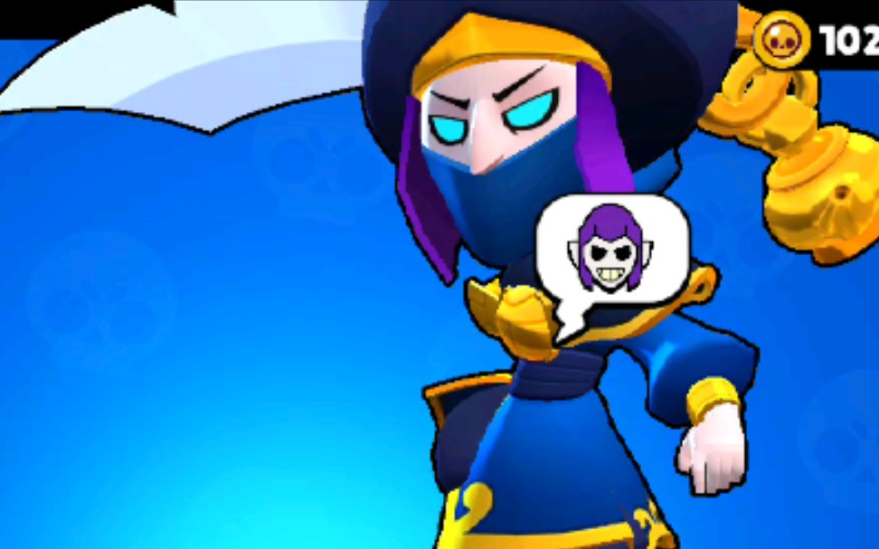 荒野乱斗 刀客莫提斯 铲铲最帅皮肤,没有之一_哔哩哔哩_bilibili