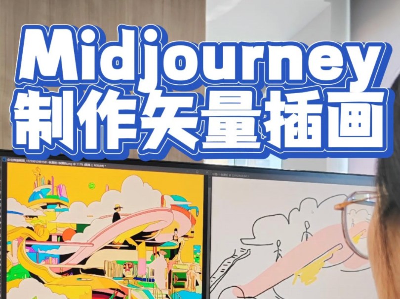 Midjourney教程|MJ制作矢量插画哔哩哔哩bilibili