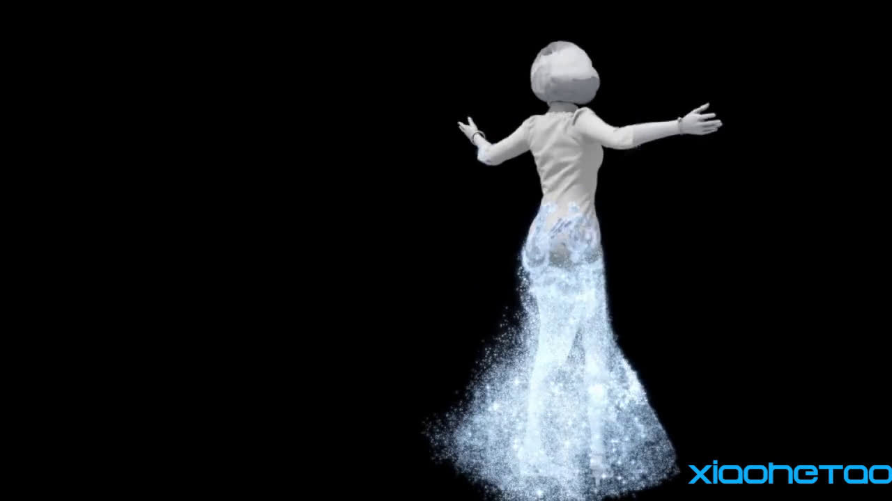 原创上海往事阮玲玉阮玲玉变身特效houdini制作