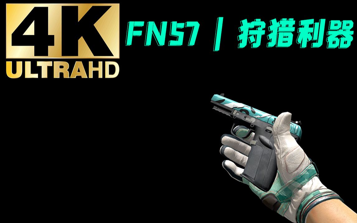 【CSGO】FN57 | 狩猎利器 黑色背景、亮度检视