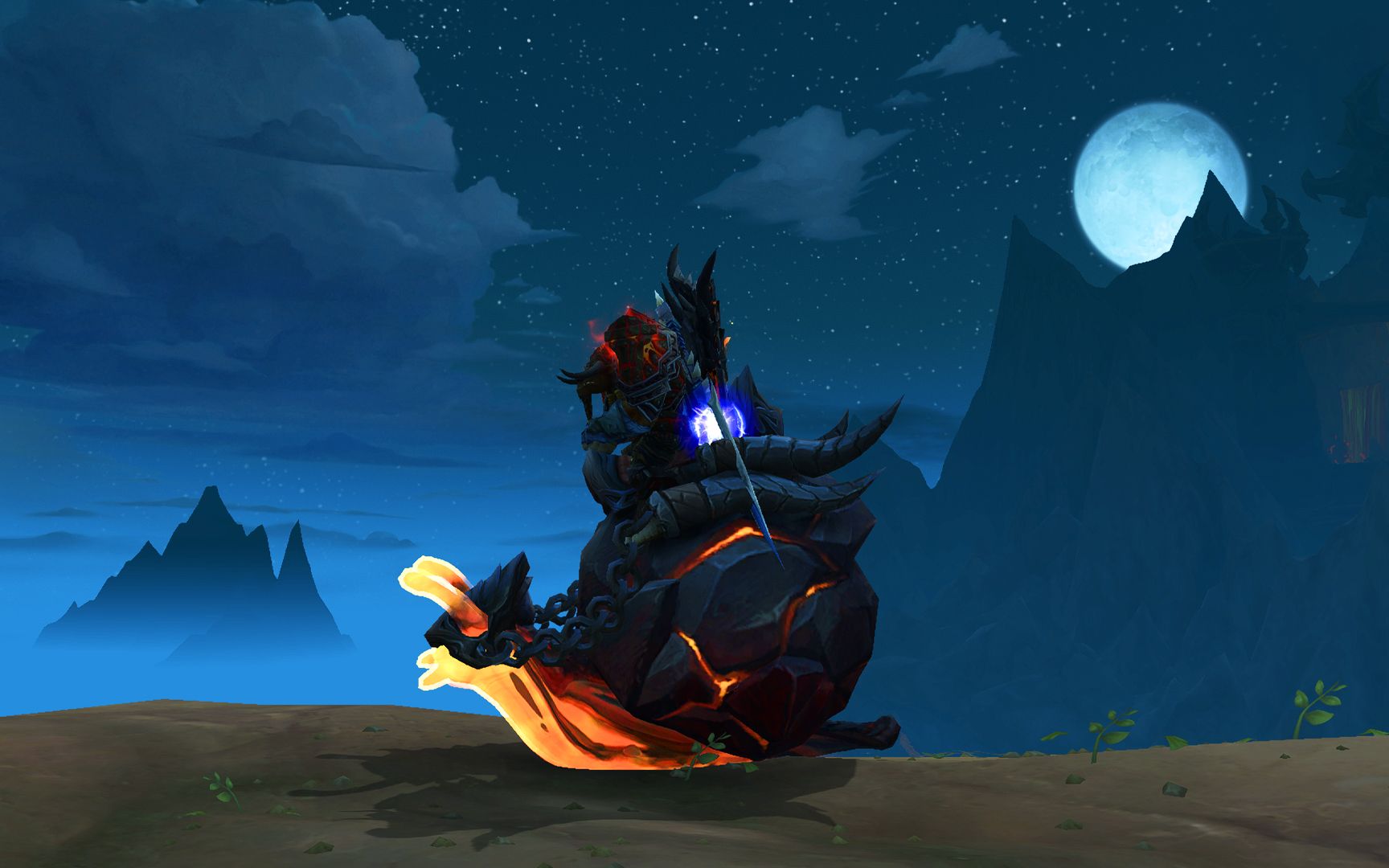 【魔兽世界】2分钟搞定熔岩蜗牛坐骑"岩浆之壳".