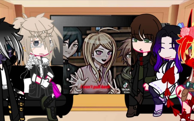 Fandoms react to eachotherllgacha clubreactionvideollpart1/5danganronpa/byakuy哔哩哔哩bilibili