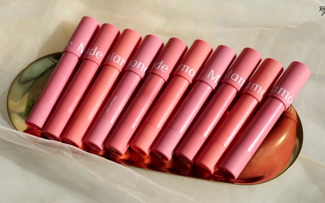 梦妆mamonde lip tint color balm chiffon 2020新品试色哔哩哔哩bilibili