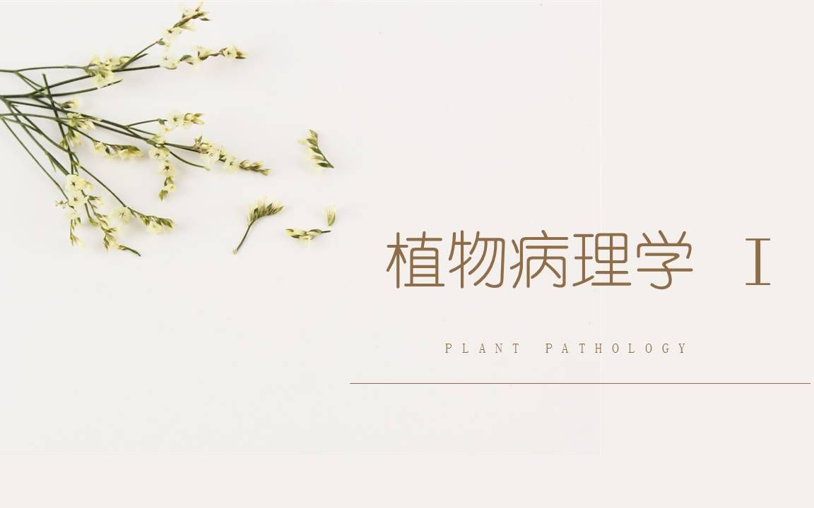 【植物病理学】——南京农业大学哔哩哔哩bilibili